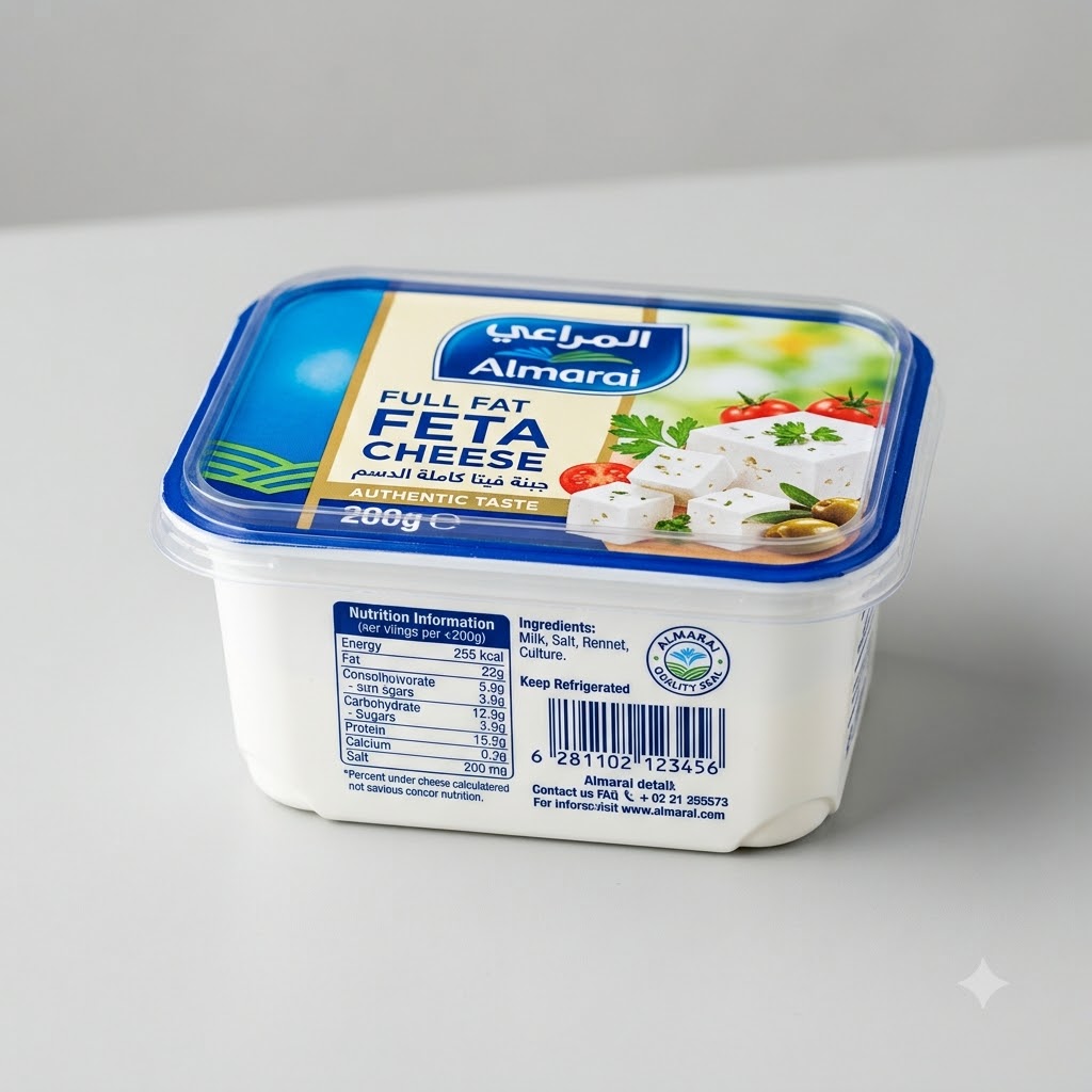 Almarai Full Fat Feta Cheese 200g