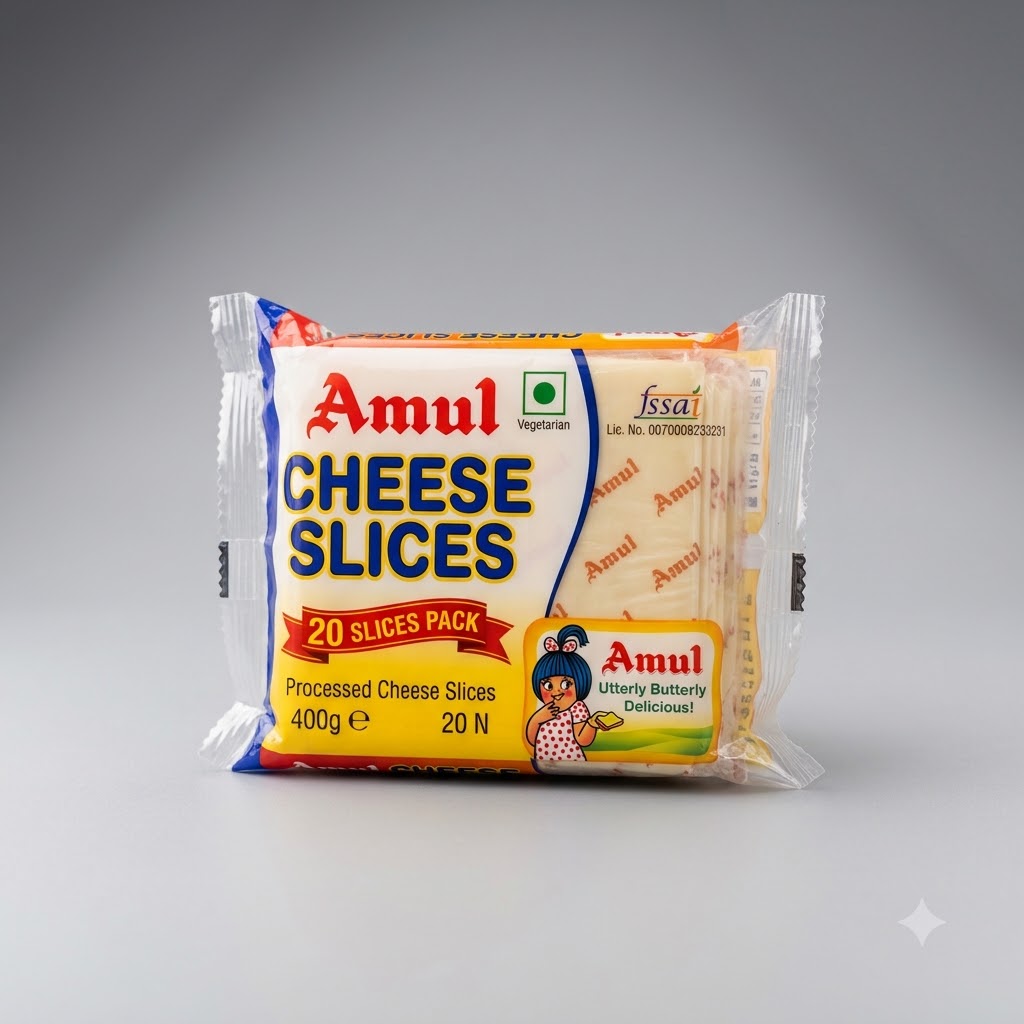 Amul Cheese Slice 20 pcs