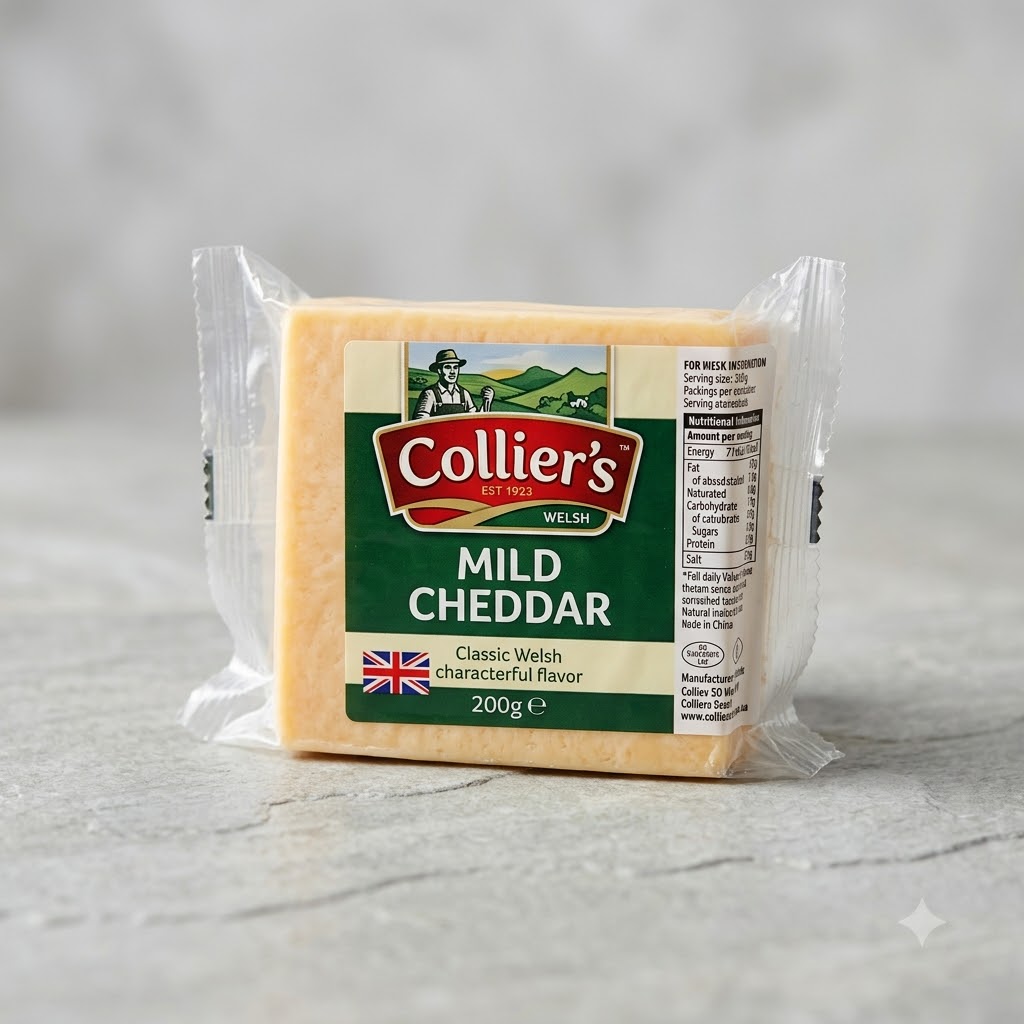 Collier's Mild Cheddar Cheese 200g