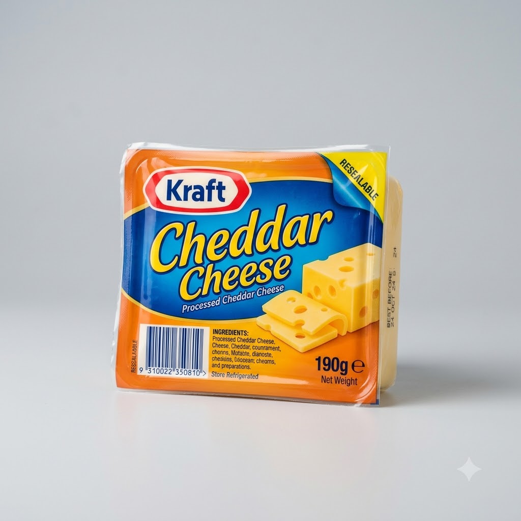 Kraft Cheddar Cheese 190g