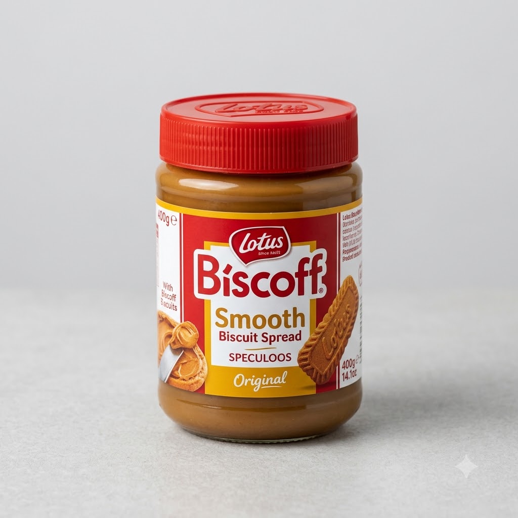 Lotus Biscoff Smooth Biscuit Spread (1 jar)