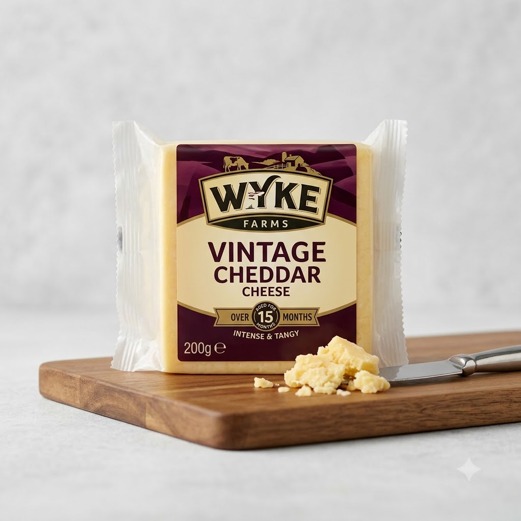 Wyke Vintage Cheddar Cheese 200g